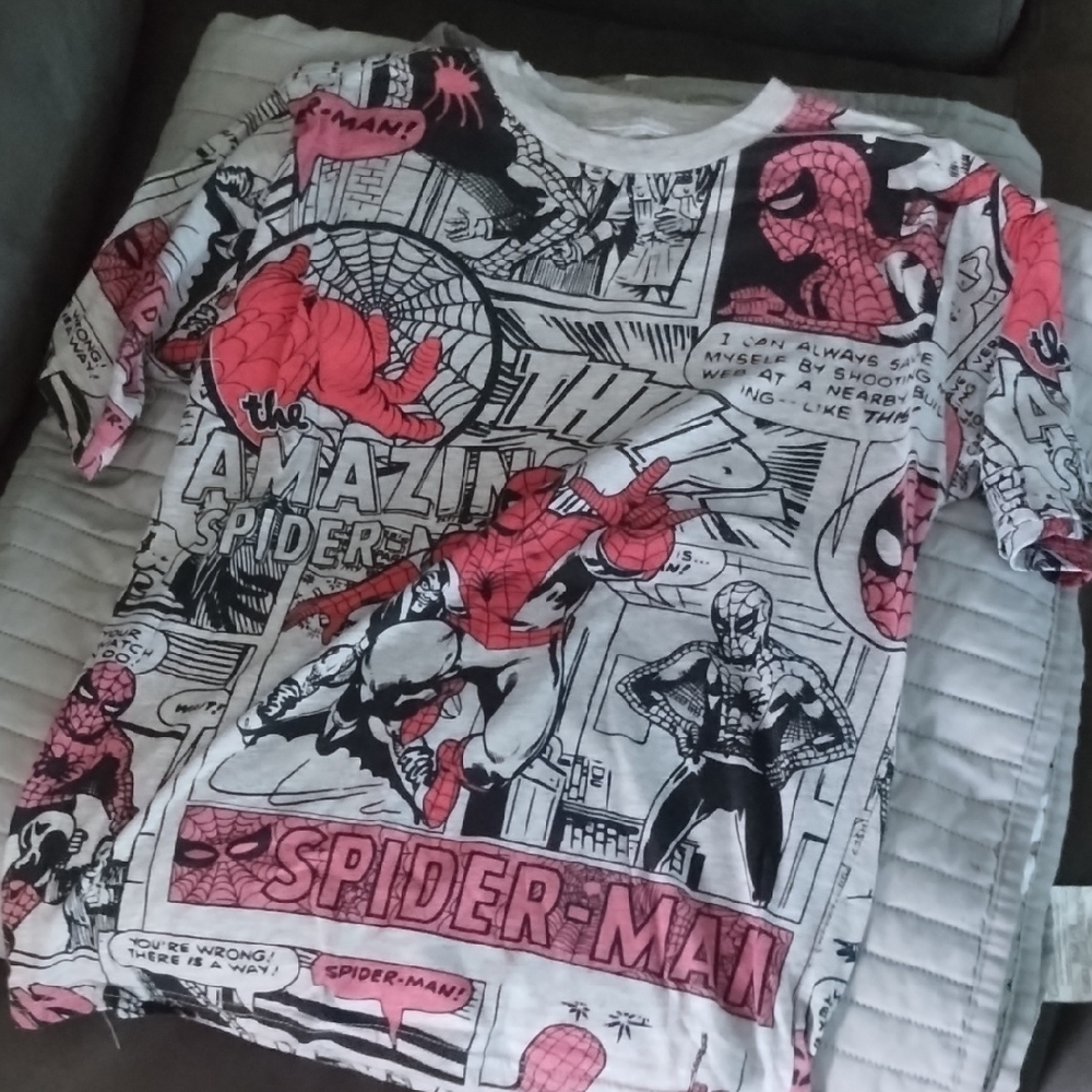 Marvel Black and White Graphic Tee